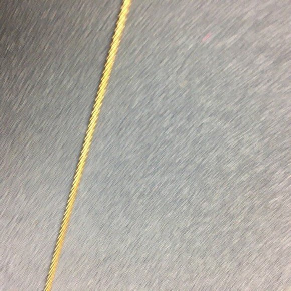 Fringe Tassel Pendant Necklace Salmon Red Striped Bead Gold Chain Retro BoHo - Picture 6 of 8